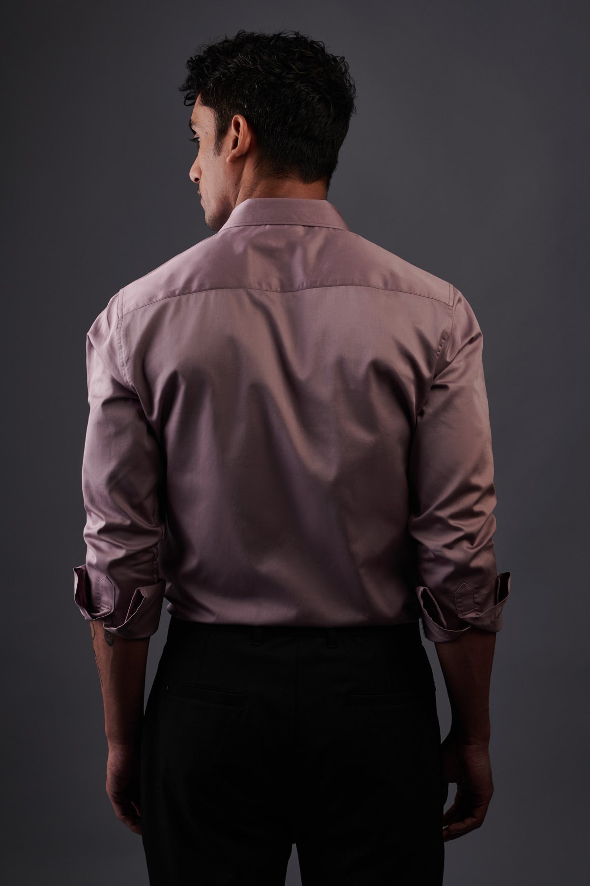 Buy Shallot Pink Classic Shirt For Men's Online Beyours