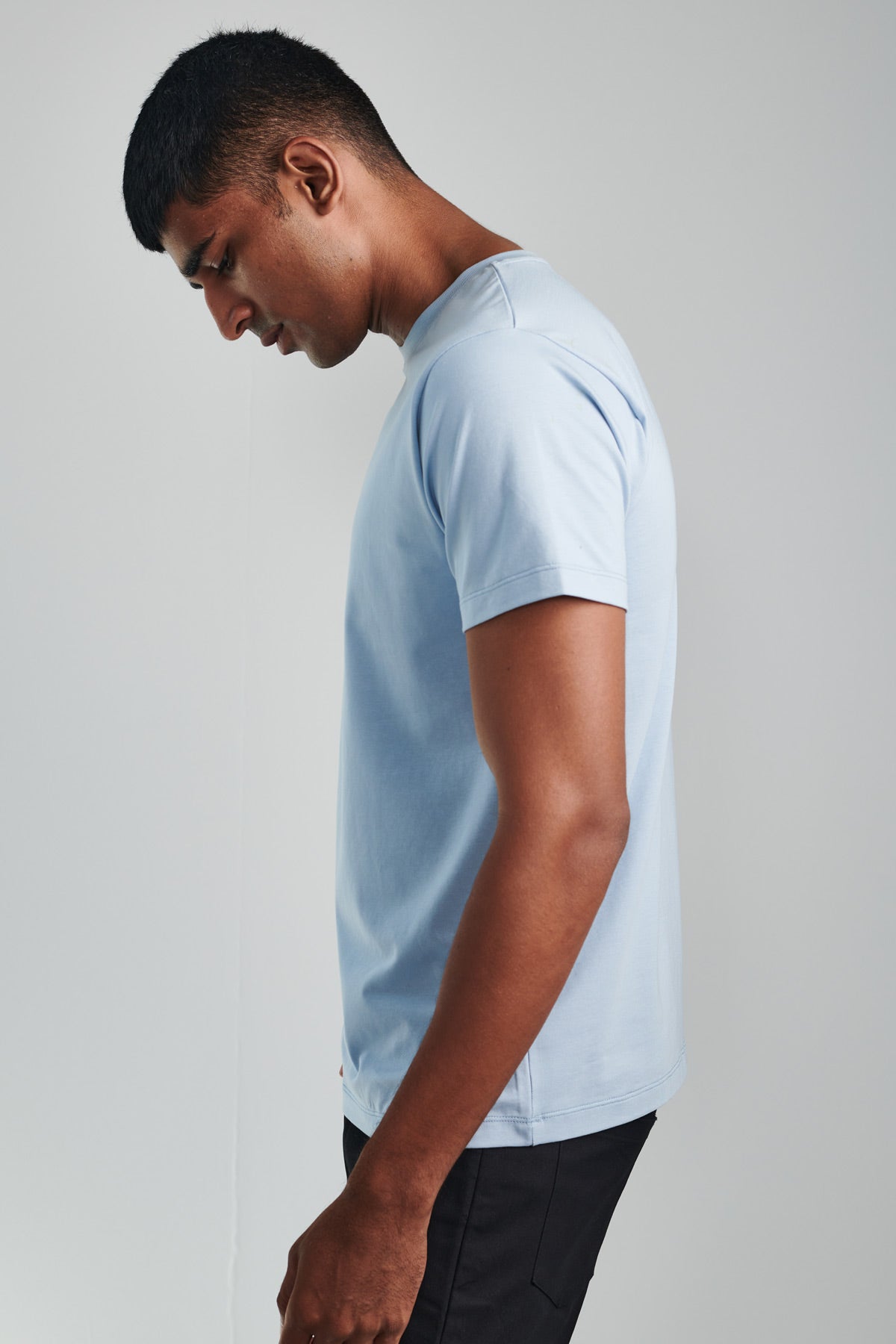 Sky Blue Regular Core Tee Beyours Essentials Private Limited