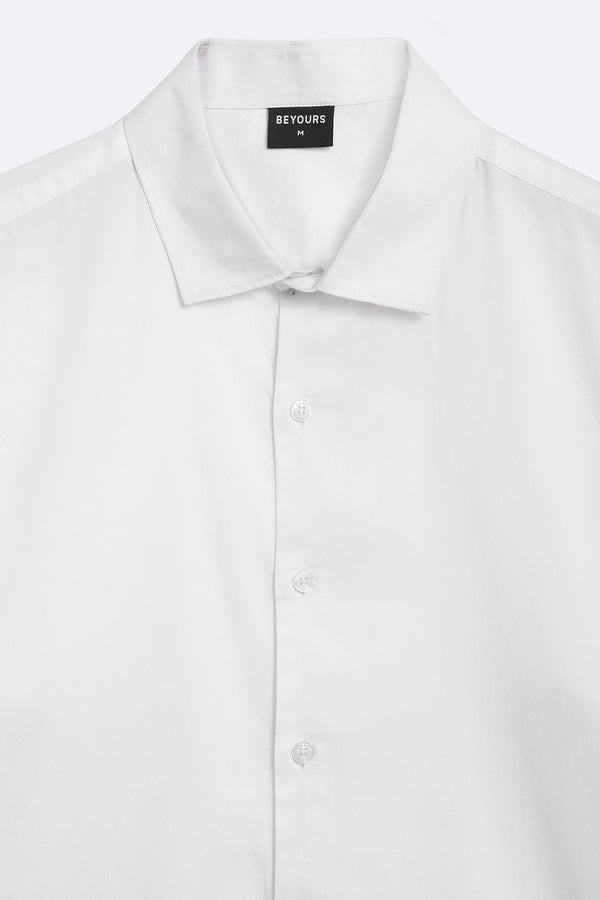 Everyday White Shirt for men — breathable and lightweight