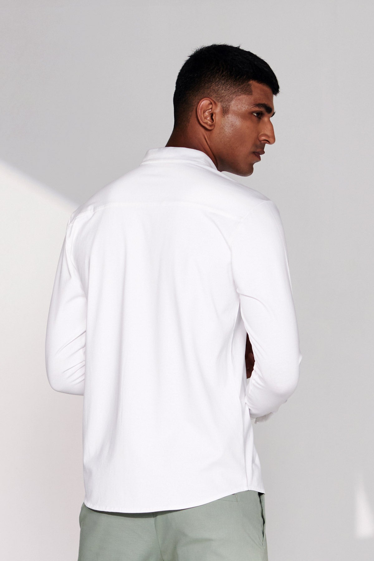 The Pure White Full Sleeve Shirt Beyours Essentials Private Limited