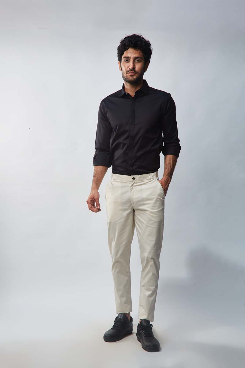 Air Ivory White Trouser Beyours
