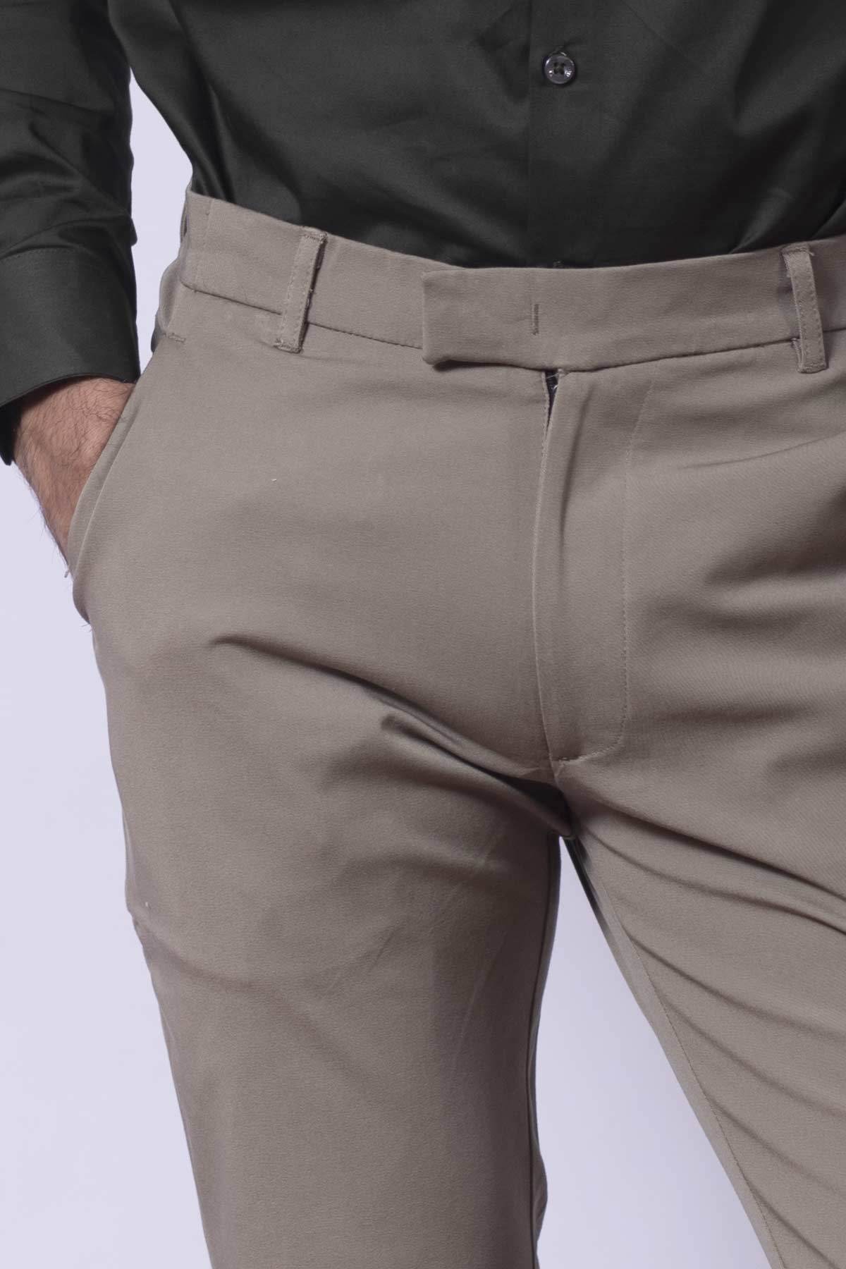 The 24 Dark Beige Trouser