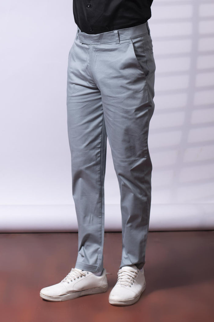 Buy 24 Vista Blue Trouser | Formal pants for men | Beyours